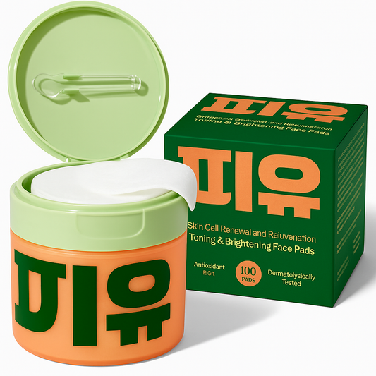 🔥Korean Toner Pads for Wrinkle Reduction, Dark Spot Treatment & Radiant Glow - 100 ct.
